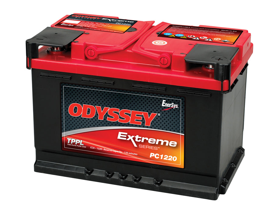 Odyssey Batterie Pc1220, 12V 70 Ah, Din Pole, 680 Cca