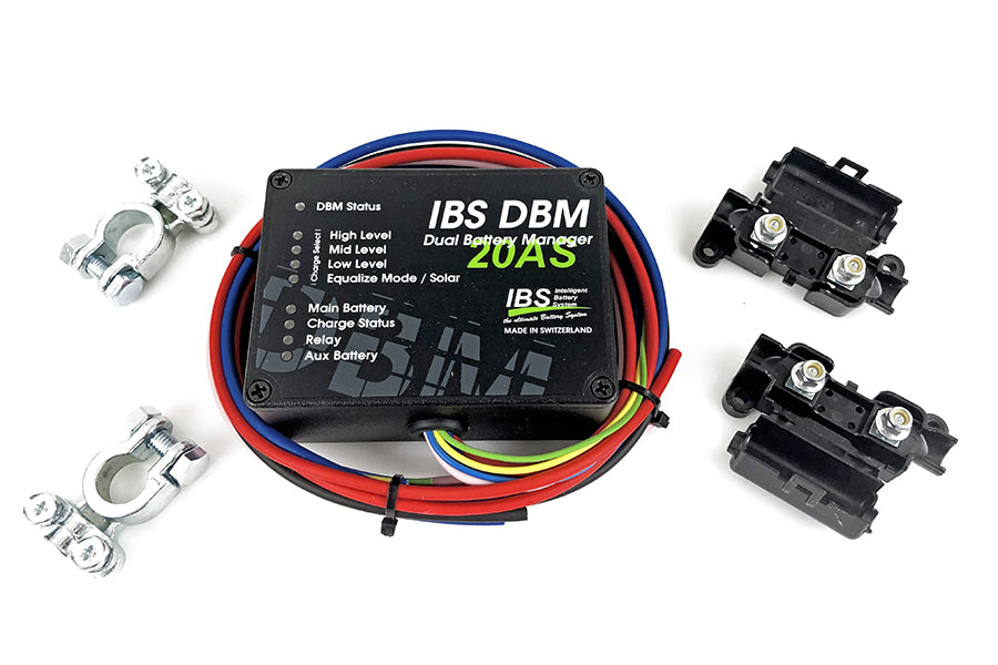 IBS-Dbm Doppelbatteriesystem, 20As 12/24V (Euro 6 Fzg. Inkl. Solarregler)