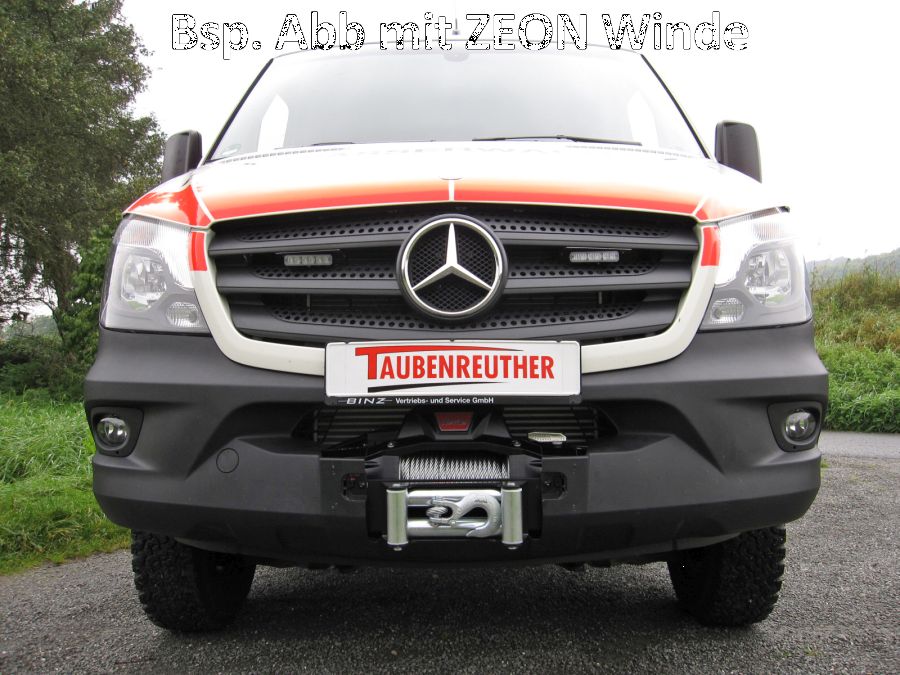 Seilwinden Set Mercedes Sprinter '06-18 & Vw Crafter ->'12/16 Inkl. Warn Zeon 10 Oder Xdc