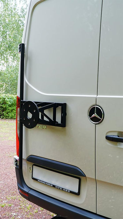 Reserveradträger für Mercedes Benz Sprinter und VW Crafter
