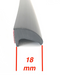 Kotflügelverbreiterung TREKFINDER universal: 1,2 oder 4 Stück / 18 mm breit / a 150 cm lang - THEGREENMONKEY