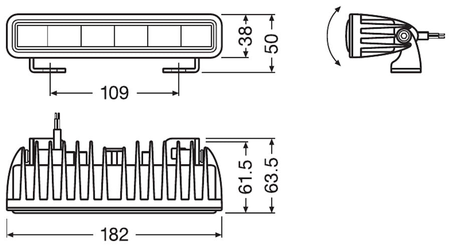 Scheinwerfer-Set MECEDES X 250D inkl. 2 Stk. OSRAM SX180-SP - THEGREENMONKEY