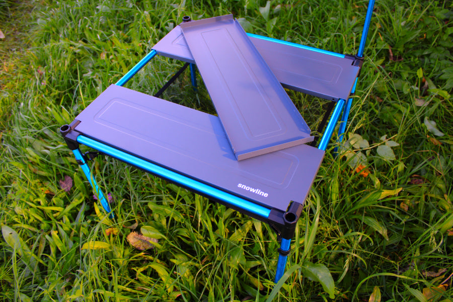 Snowline Cube Family Table M3 Faltbarer Campingtisch, Grau, 50 X 50 cm