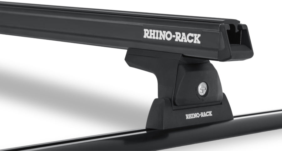 Rhino Rack Heavy Duty (2) 1250mMm,Schwarz Isuzu D-Max, Doppelkabine, 12/20 ->