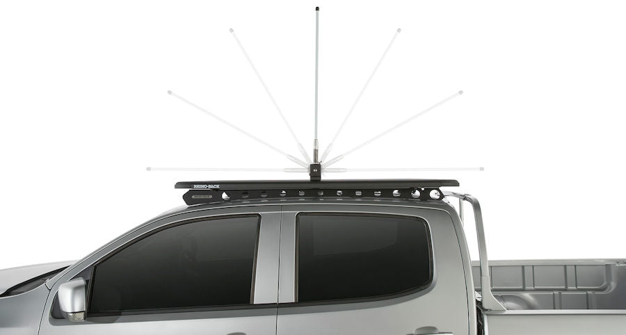 Rhino Rack Antennenhalter, 180° Klappbar Für Antennen, Kleine Led Spotlights Etc.