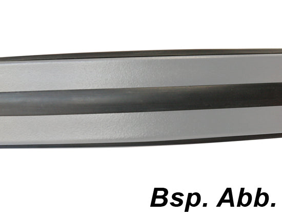 Upracks C-Schienen Pvc-Band 14mm Oder 30 mm für seitliche nuten, Schwarz. Meterware