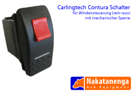 Carling Contura Schalter für Seilwinde, mit mechanischem Schutz