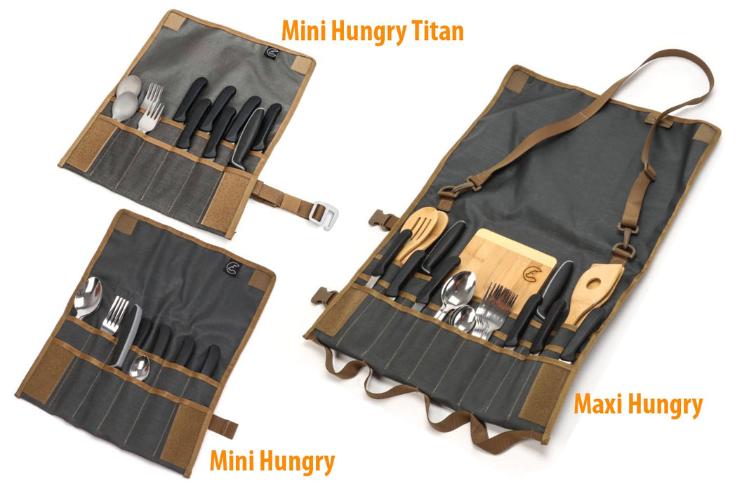 Tool Roll Hungry Edition, inkl Campingbesteck