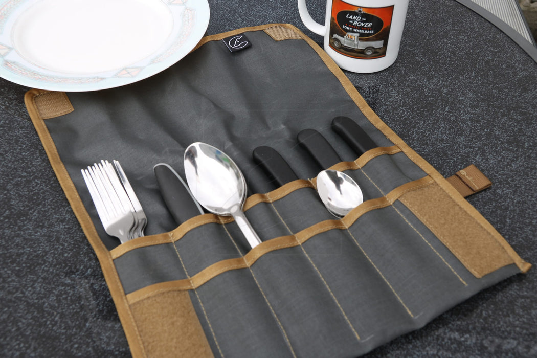 Tool Roll Hungry Edition, inkl Campingbesteck