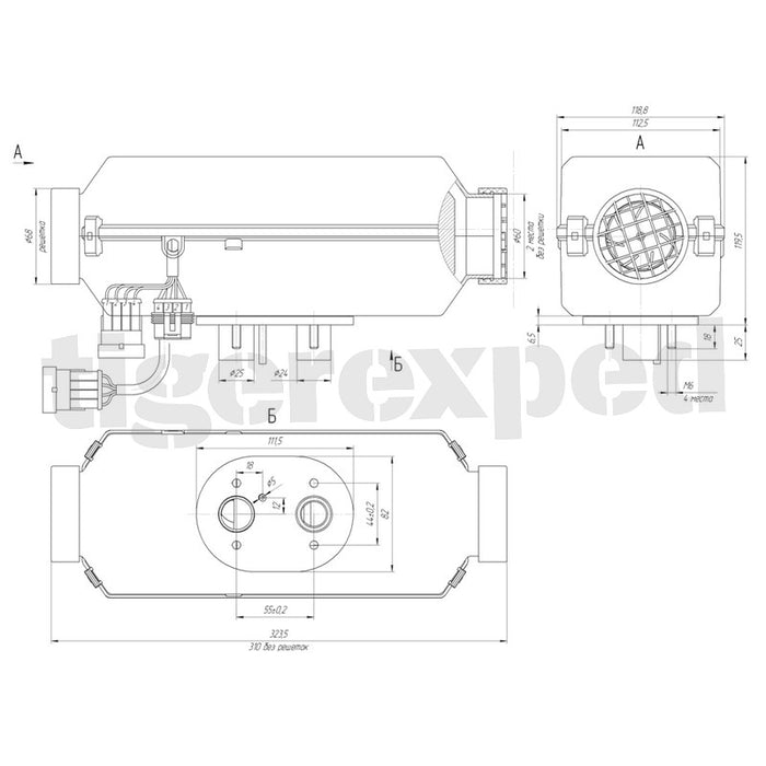 Autoterm Air /Planar 2D Diesel Standheizung Ural Edition 12V