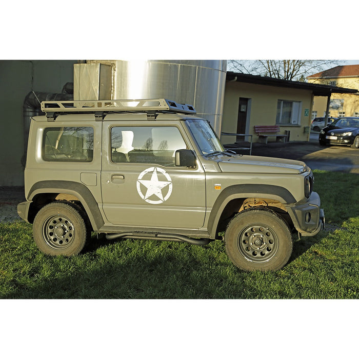 Suzuki Jimny GJ Rockslider TUBE Aluminium Zubehör Kabinenschutz horntools