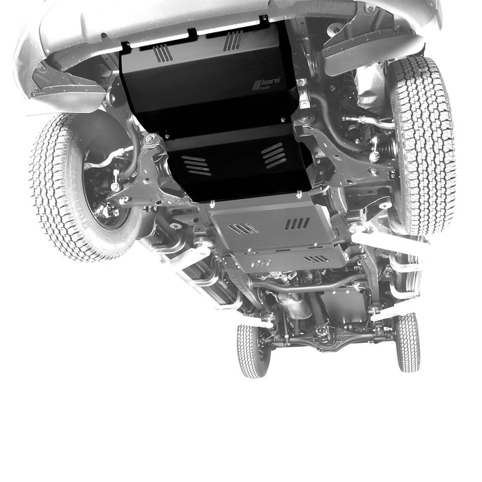 Unterfahrschutz Mitsubishi L200 Komplett Automatik Set Stahl Bj.08/2015- KJ0T horntools