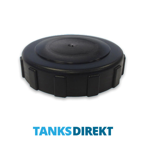 Tankdeckel schwarz 10 cm Innengewinde - ohne Entlüftung
