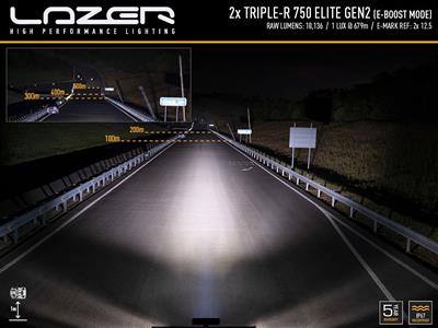LAZER LAMPS Kühlergrill-Kit VW T6 STARTLINE (2016+) inkl. 2X TRIPLE-R 750 G2 ELITE