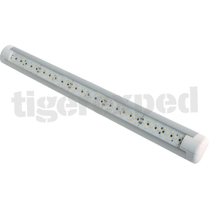 Slim LED-Leuchte, stoßfest. IP67, 12/24V 7W, warmweiß, 370mm