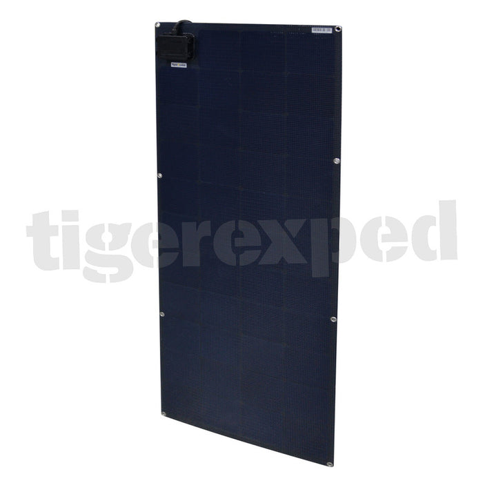 Solarpanel semiflexibel "black tiger sf 160" mit 160 Wp (ETFE-Oberfläche, 43x Sunpower-Zellen, 1440x540mm)