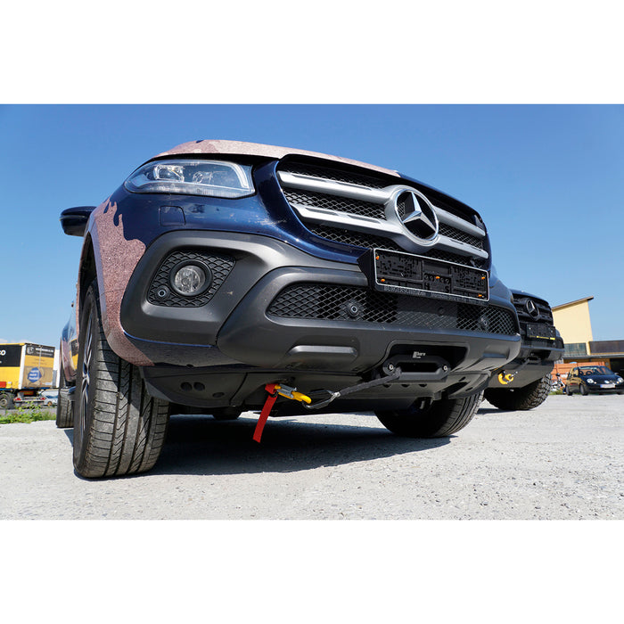 Seilwindensystem Alpha 9.9 für Mercedes X 250 Body Lift 10cm 4,3to Zugkraft Elektrowinde Seilwinde 12V horntools Zubehör