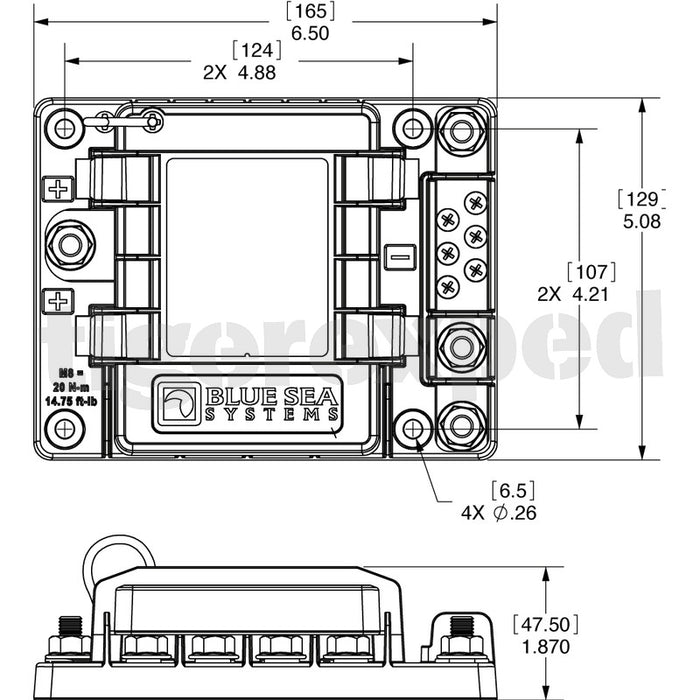 Zentralelektrik für kleinere Fahrzeuge: DC Verteiler - SafetyHub 150